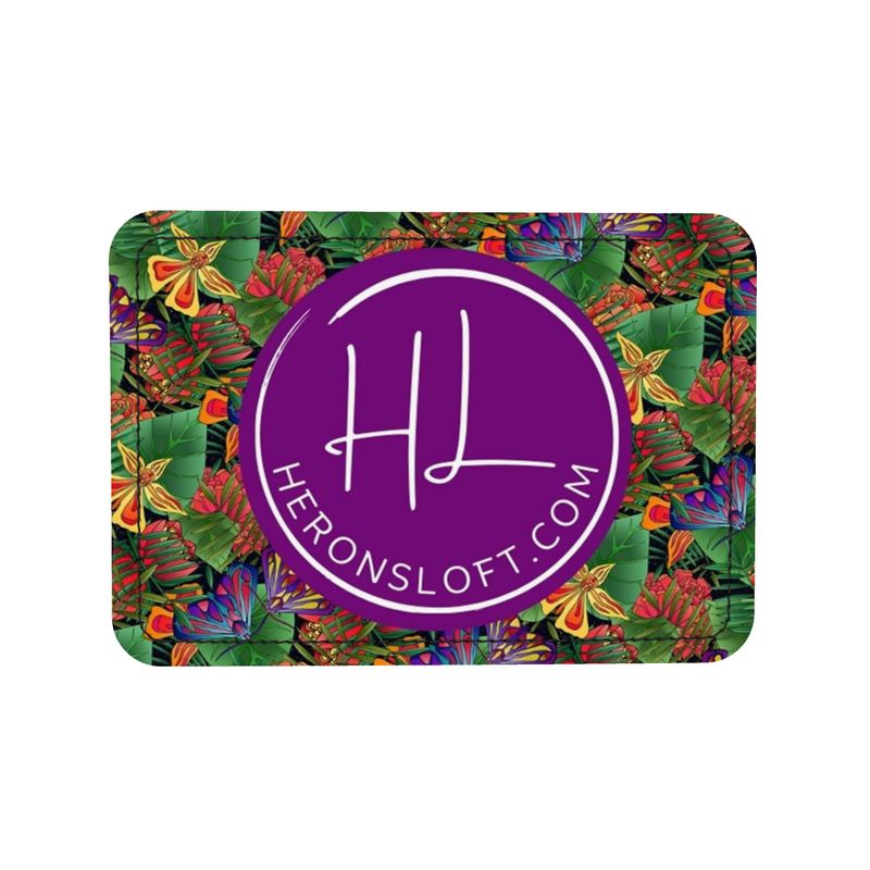 Square Shoulder Bag - Nappa Leather - Jungle Flower