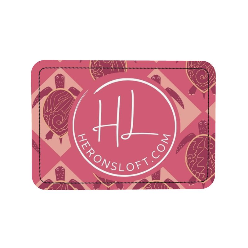 Square Shoulder Bag - Nappa Leather - Topo Turtles - Pink Tide