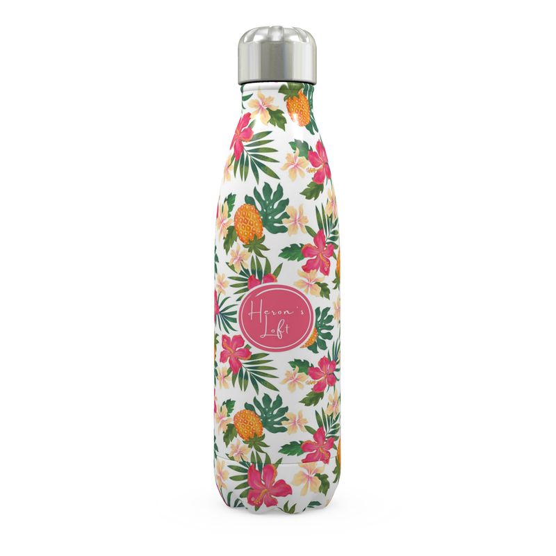 Stainless Steel Thermal Bottle - Coral Mist