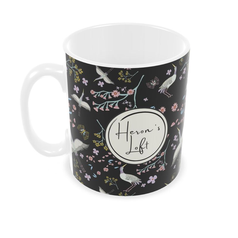 Coffee Mug - Onyx Crane