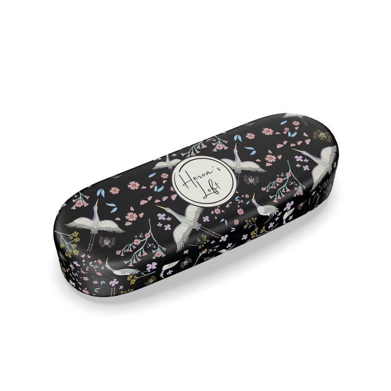 Glasses Hard Case - Onyx Crane