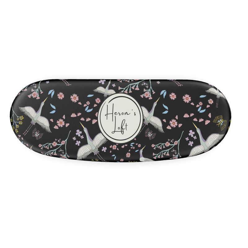 Glasses Hard Case - Onyx Crane