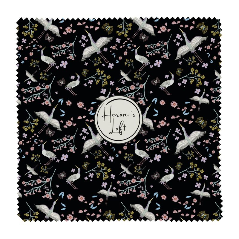 Glasses Hard Case - Onyx Crane