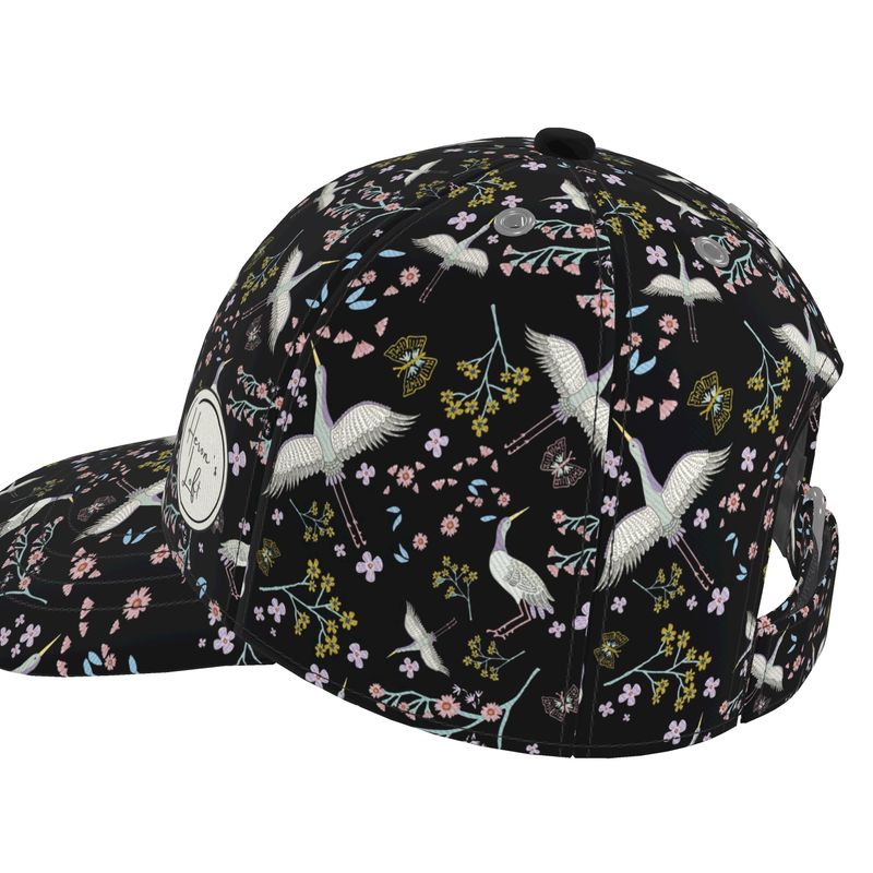 Baseball Cap - Onyx Crane