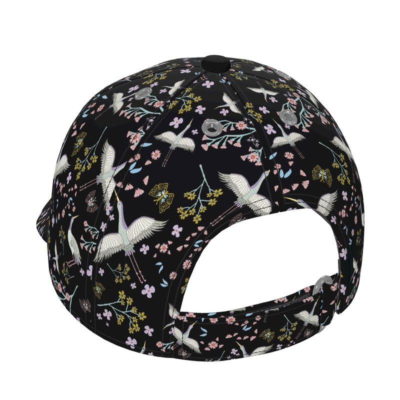 Baseball Cap - Onyx Crane