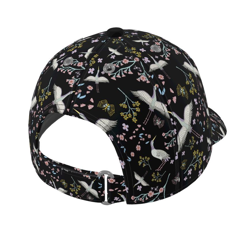 Baseball Cap - Onyx Crane