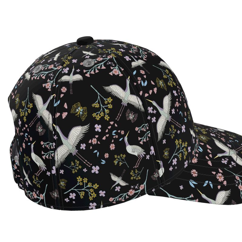 Baseball Cap - Onyx Crane
