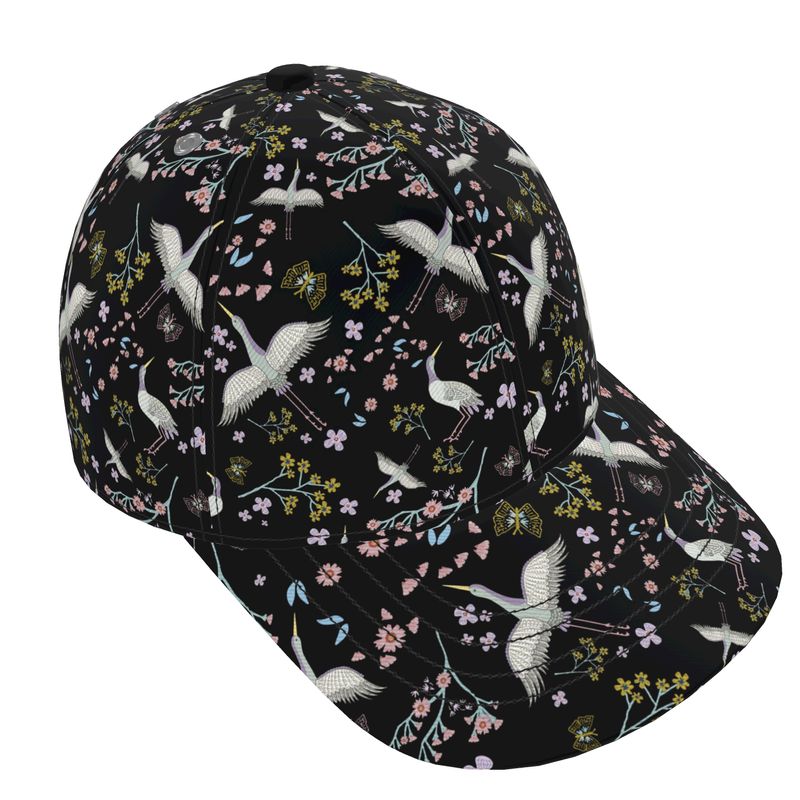Baseball Cap - Onyx Crane