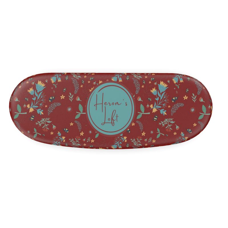 Glasses Hard Case - Rustic Bloom