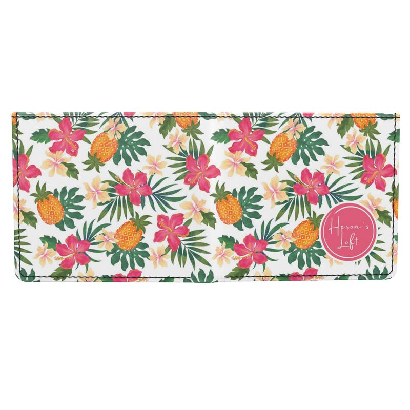 Nappa Leather Wallet - Coral Mist