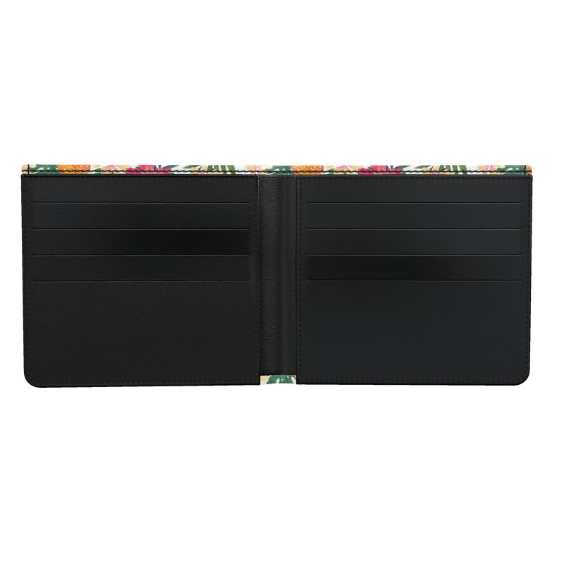 Nappa Leather Wallet - Coral Mist