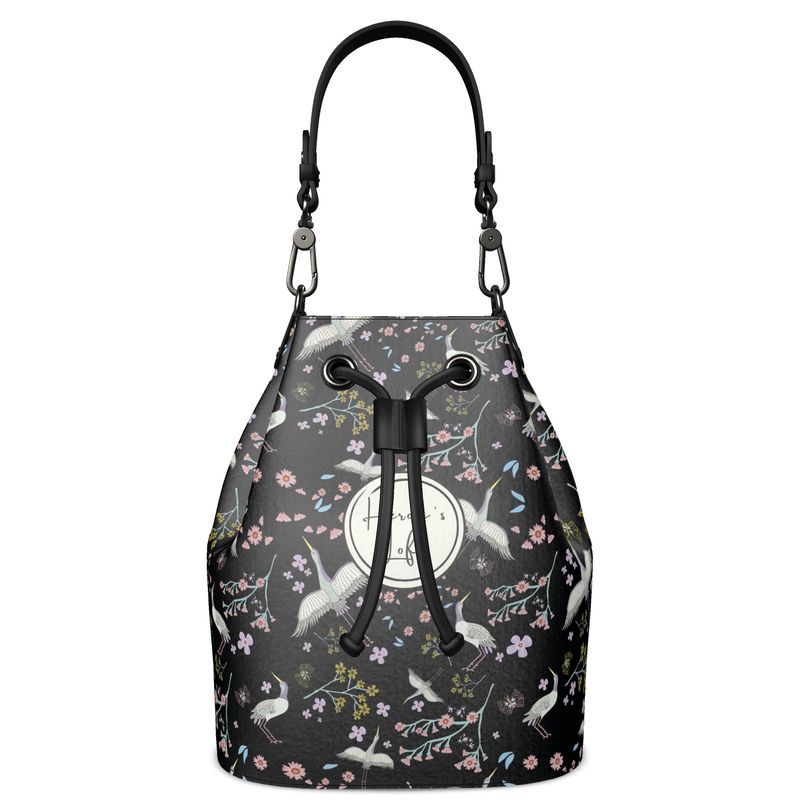 Gallery Bag - Nappa Leather - Onyx Crane