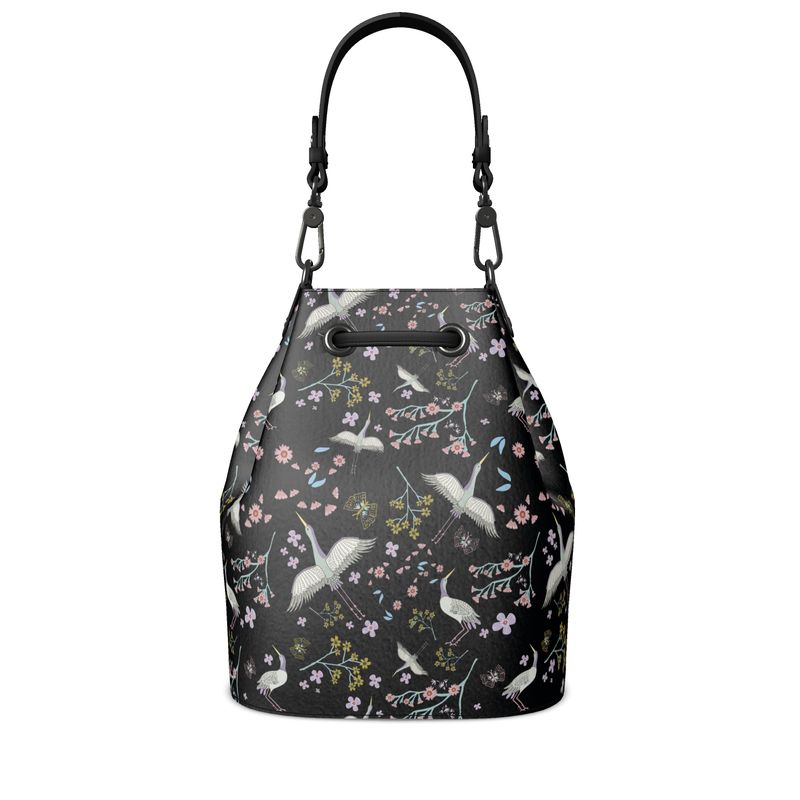 Gallery Bag - Nappa Leather - Onyx Crane