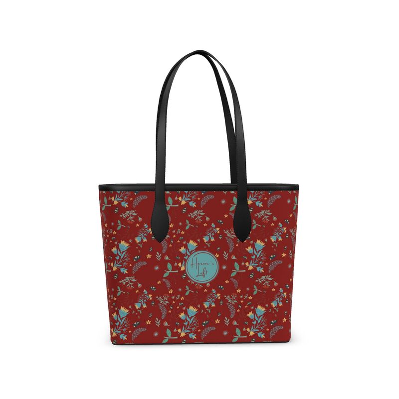 City Tote Bag - Nappa Leather - Rustic Bloom
